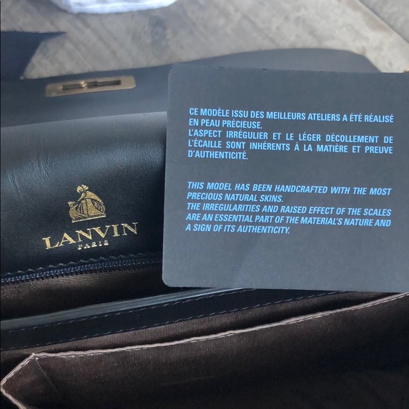 Lanvin watersnake handbag - Picture 7 of 8